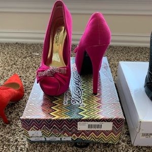 Fuchsia heels